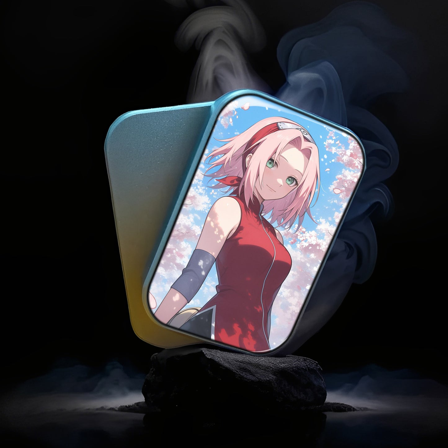 EDC Fidget Slider Naruto Haruno Sakura Cherry Blossom Tree