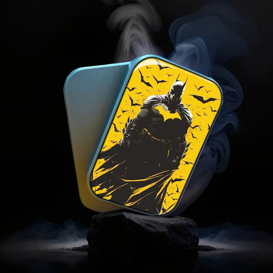 EDC Fidget Slider DC Batman Yellow Background