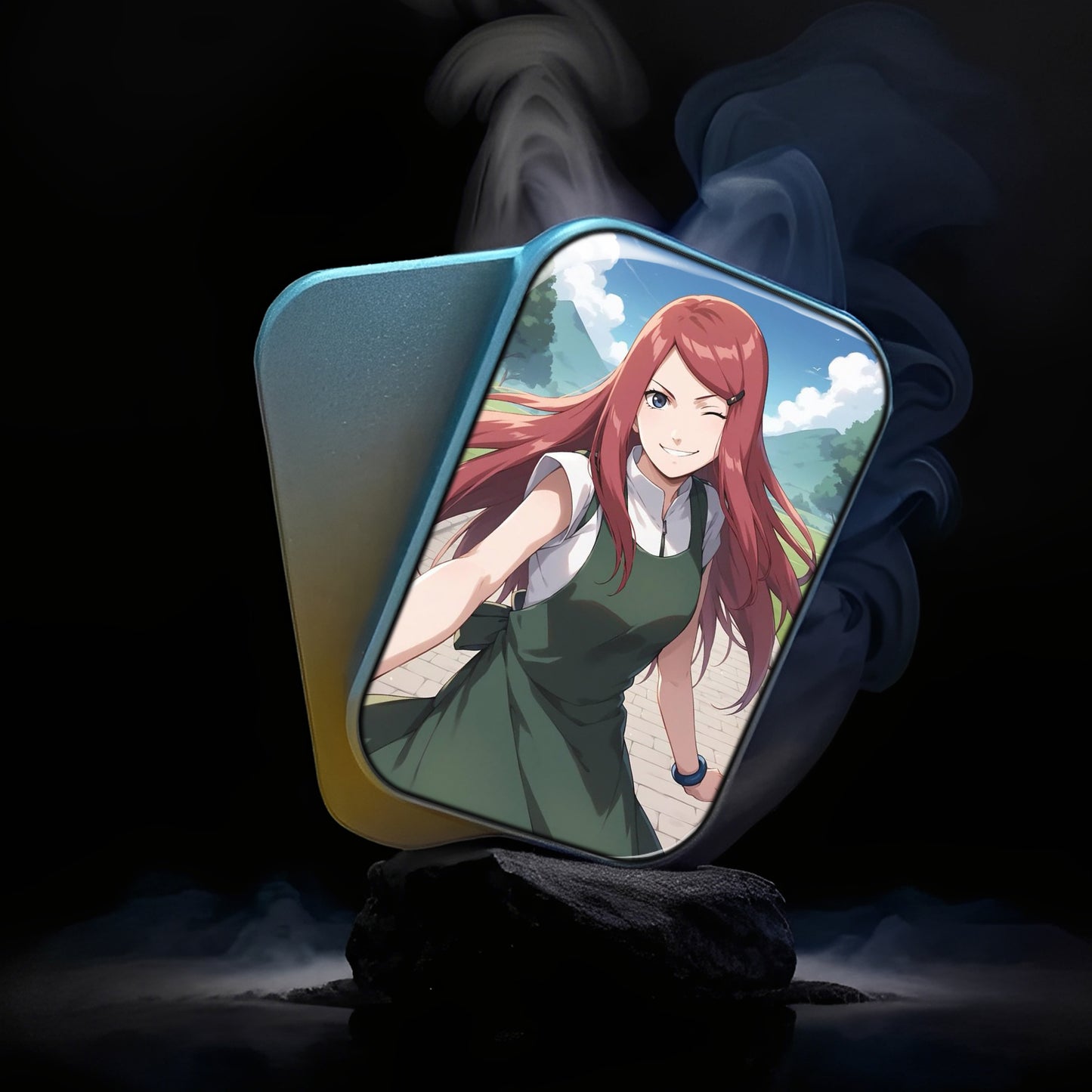 EDC Fidget Slider Naruto Kushina Uzumaki Bright