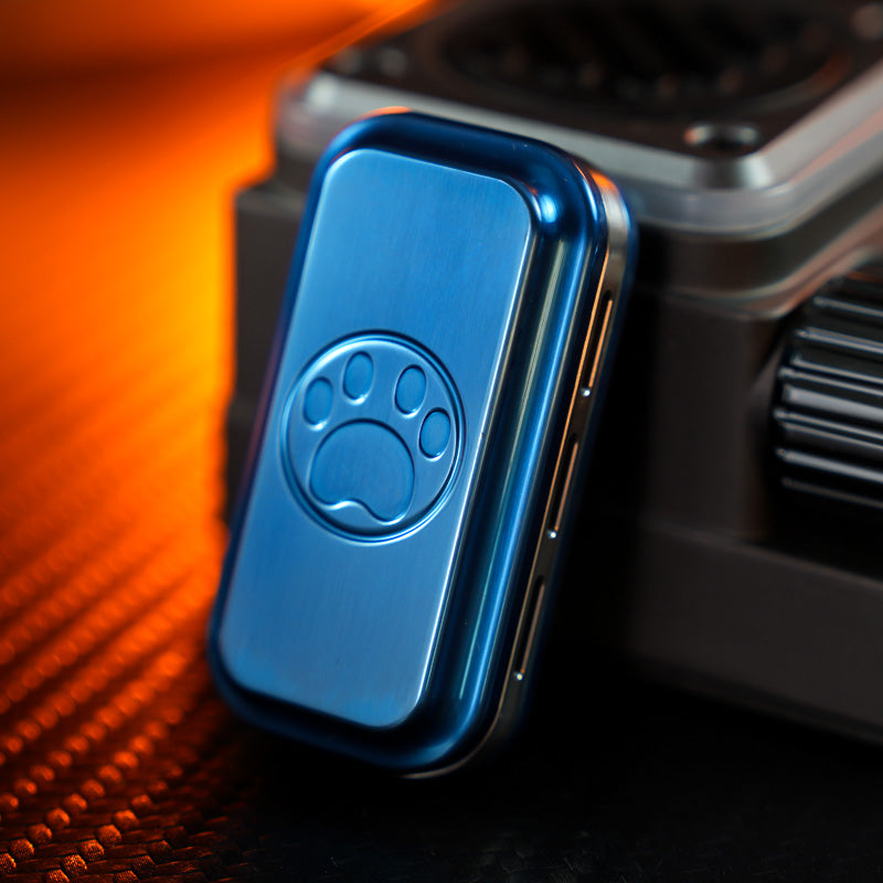 EDC Fidget Cat God Ice Crystal Titanium Alloy