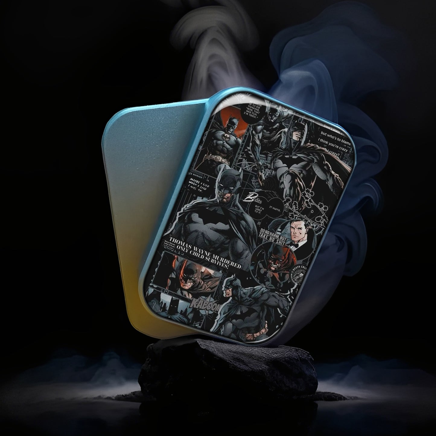 EDC Fidget Slider DC Batman Black Comic Style