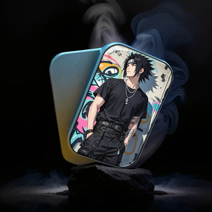 EDC Fidget Slider Naruto Uchiha Sasuke Graffiti Wall