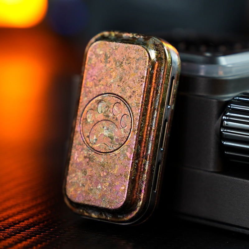 EDC Fidget Cat God Ice Crystal Titanium Alloy