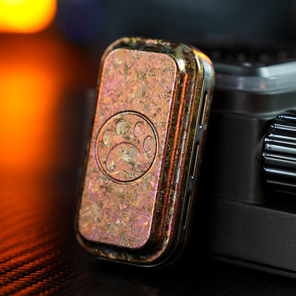 EDC Fidget Cat God Ice Crystal Titanium Alloy