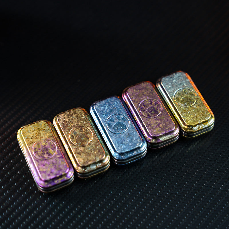 EDC Fidget Cat God Ice Crystal Titanium Alloy