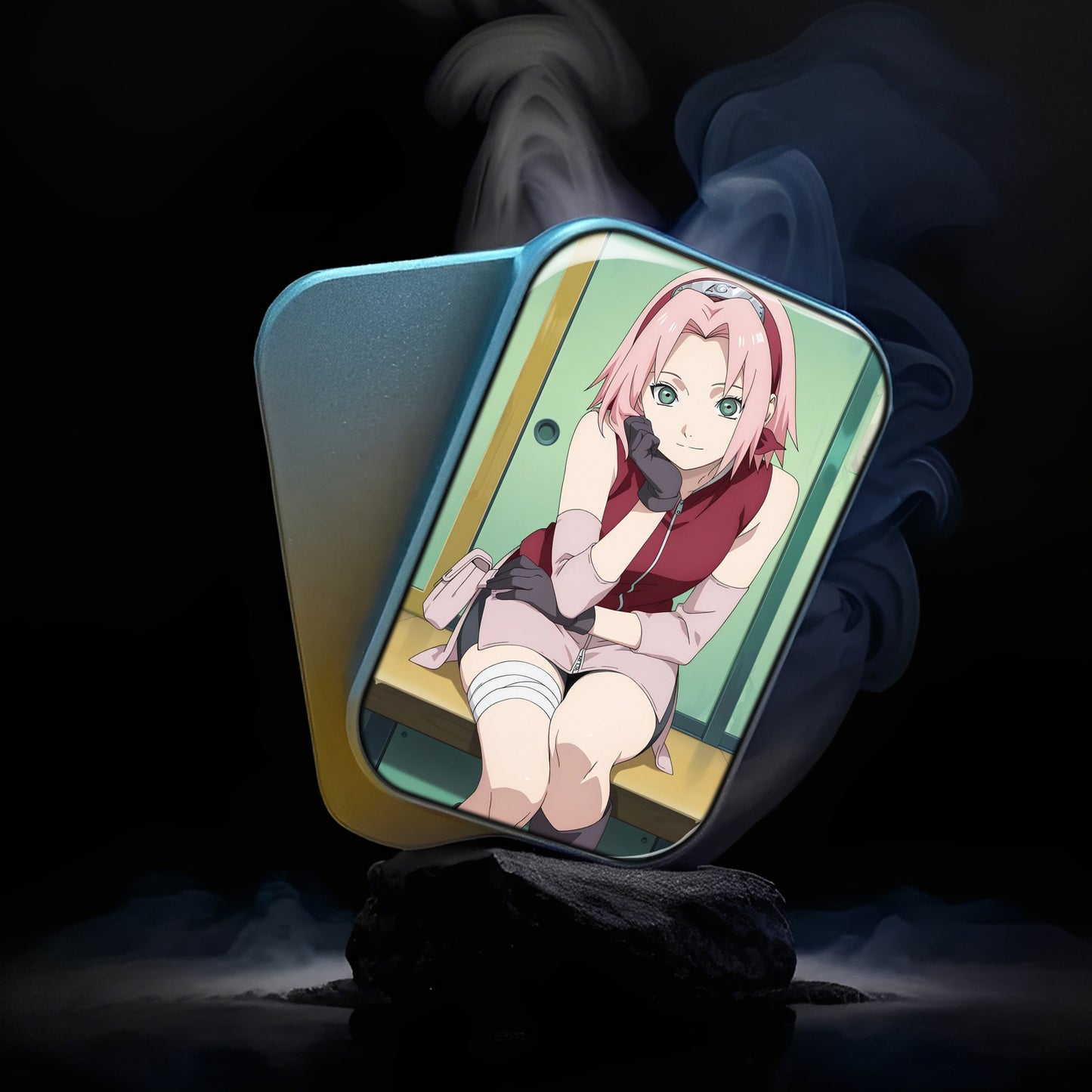 EDC Fidget Slider Naruto Haruno Sakura Bench