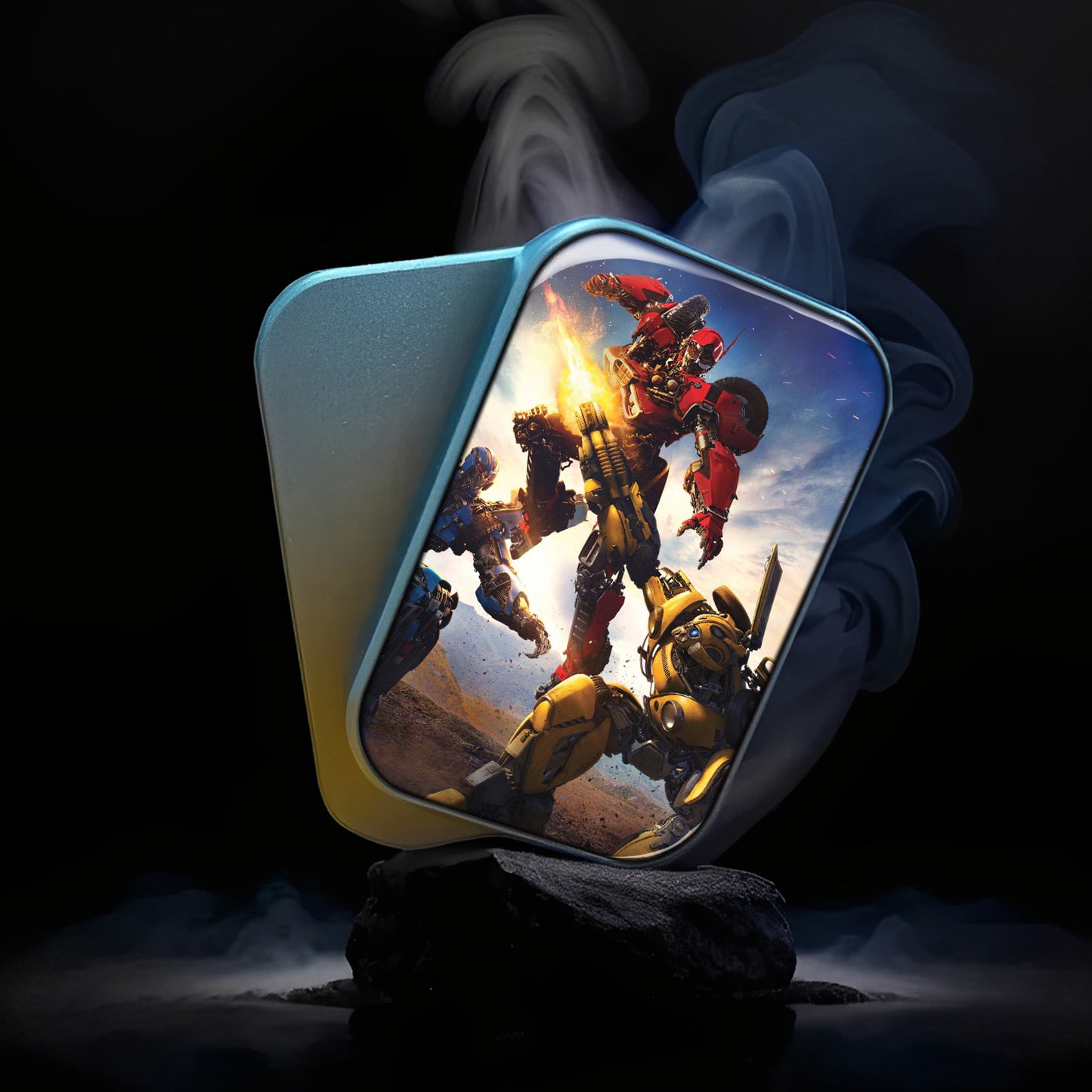 EDC Fidget Slider Transformers Bumblebee Fire