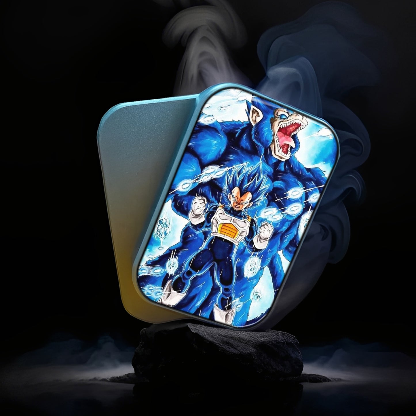 EDC Fidget Slider Dragon Ball Son Goku Blue Light Waves