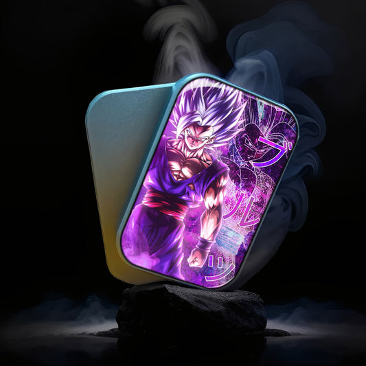 EDC Fidget Slider Dragon Ball Son Gohan Purple Light Waves