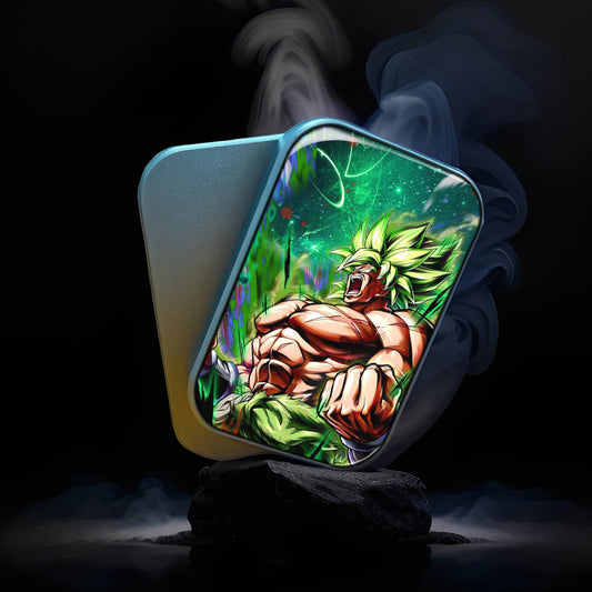 EDC Fidget Slider Dragon Ball Broly Green Starry Sky