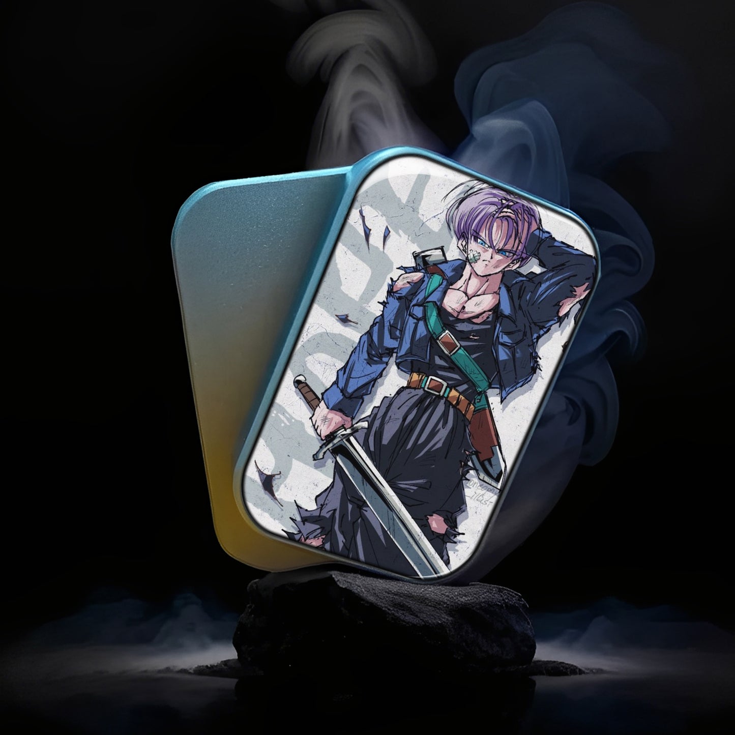 EDC Fidget Slider Dragon Ball Trunks  Battle Damage