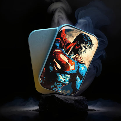 EDC Fidget Slider DC Superman Hand Drawn Side Face