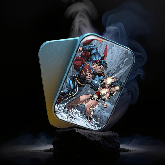 EDC Fidget Slider DC Superman Fighting