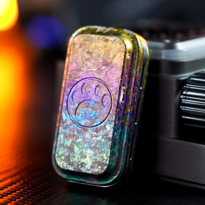 EDC Fidget Cat God Ice Crystal Titanium Alloy