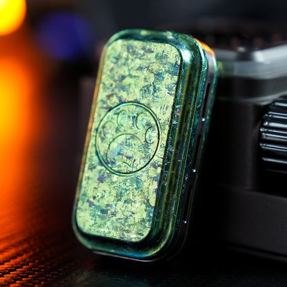 EDC Fidget Cat God Ice Crystal Titanium Alloy