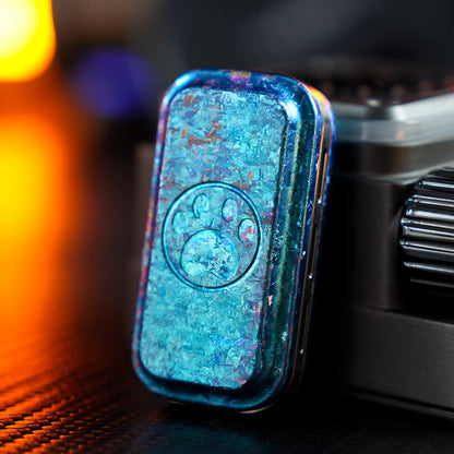 EDC Fidget Cat God Ice Crystal Titanium Alloy