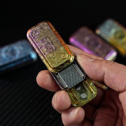 EDC Fidget Cat God Ice Crystal Titanium Alloy