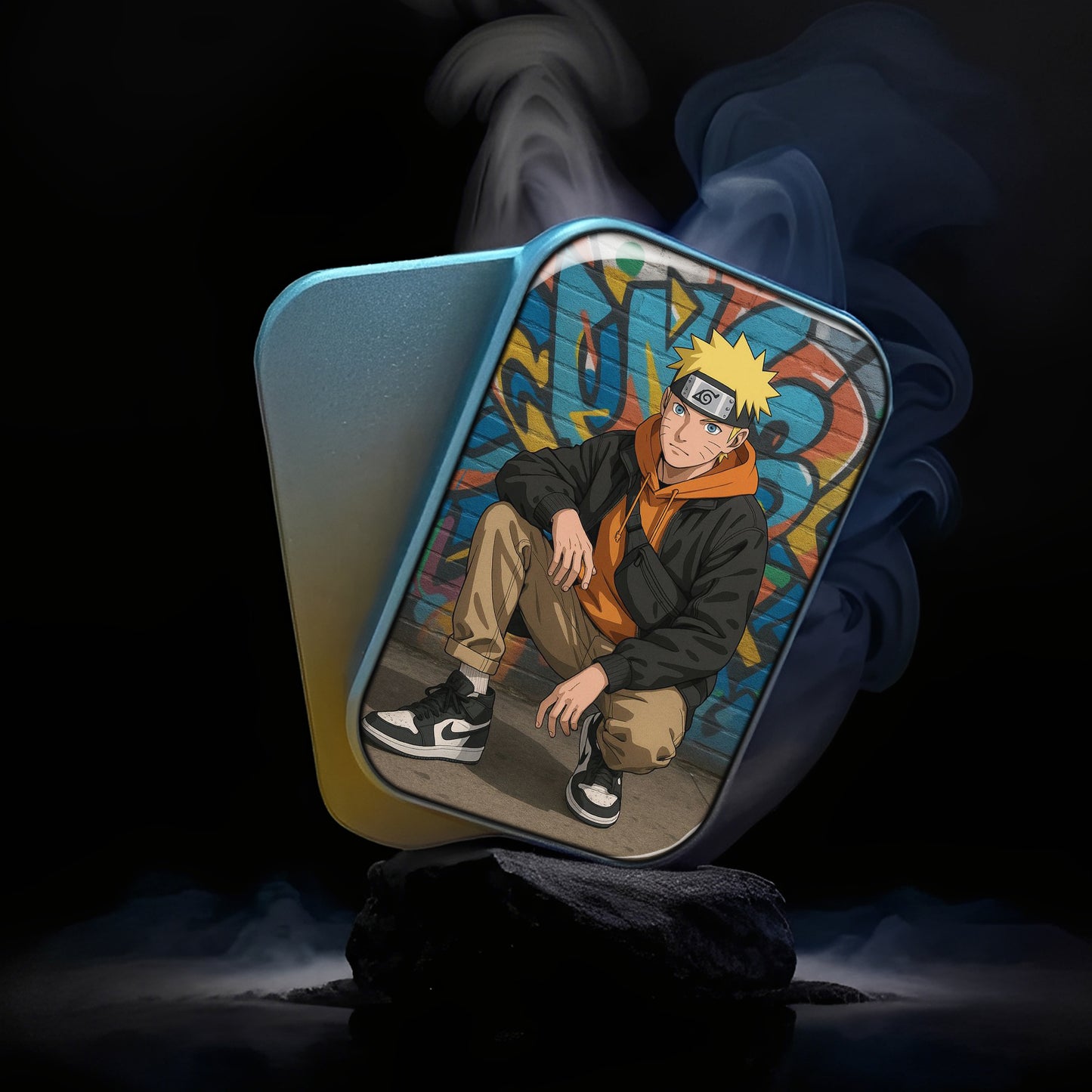 EDC Fidget Slider Naruto Uzumaki Naruto Graffiti Wall