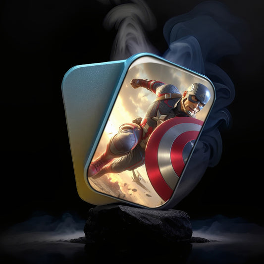 EDC Fidget Slider Marvel Captain America Superhero