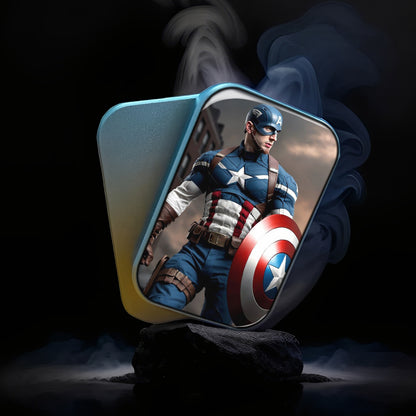 EDC Fidget Slider Marvel Captain America Hero Shield