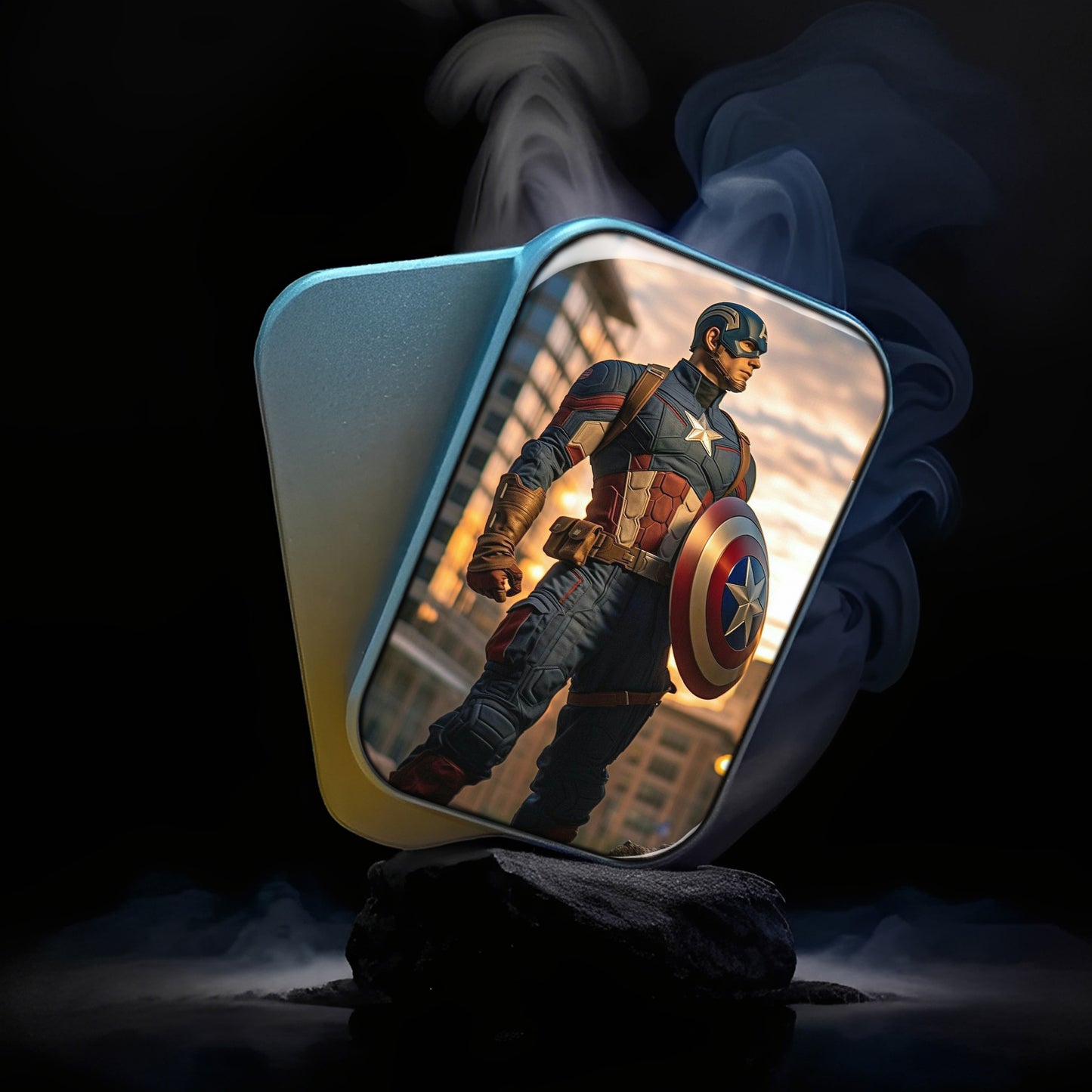 EDC Fidget Slider Marvel Captain America Heroism