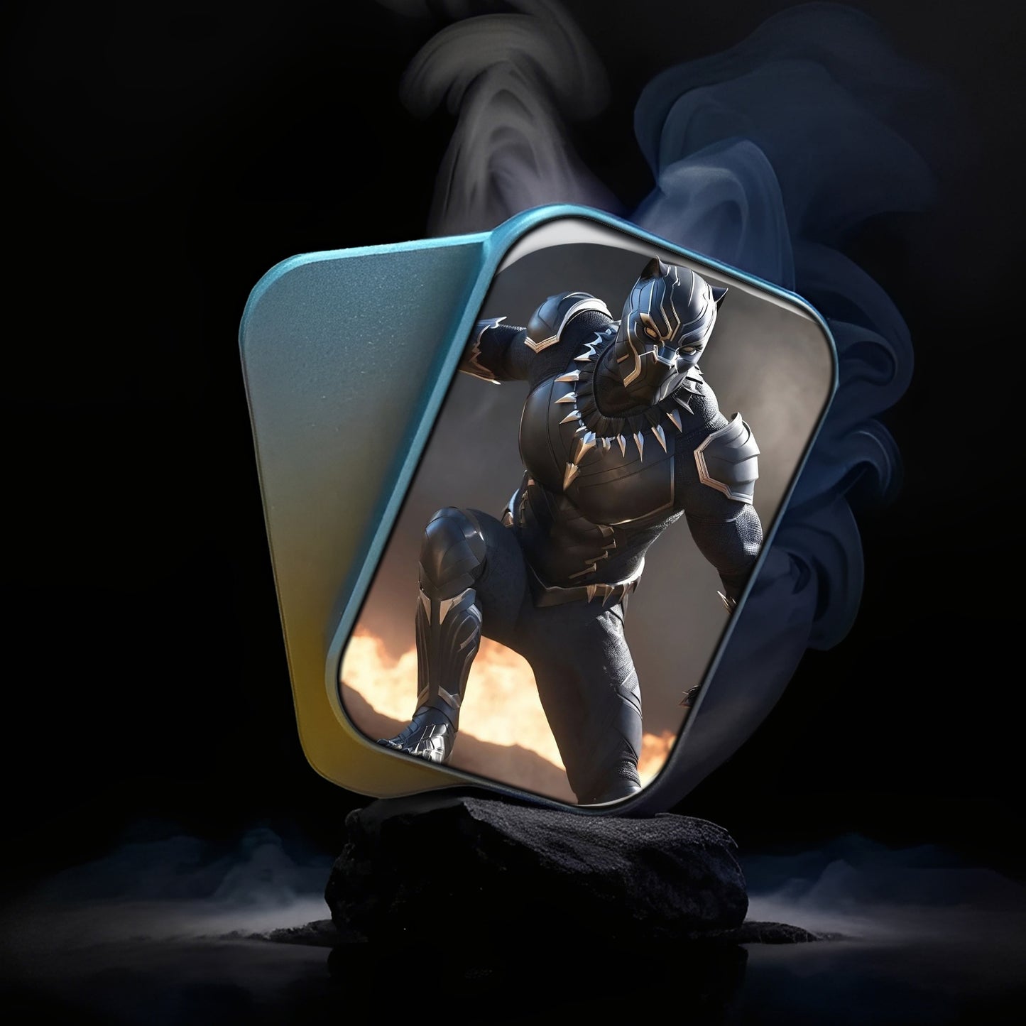 EDC Fidget Slider Marvel Black Panther Explode