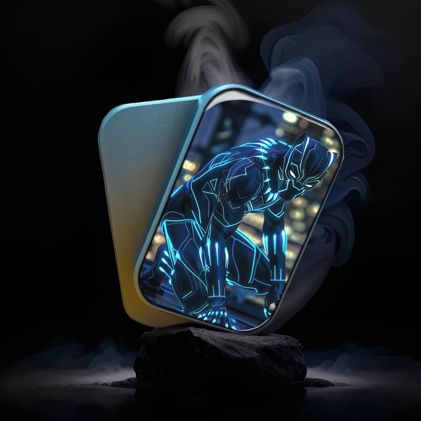 EDC Fidget Slider Marvel Black Panther Cyberpunk