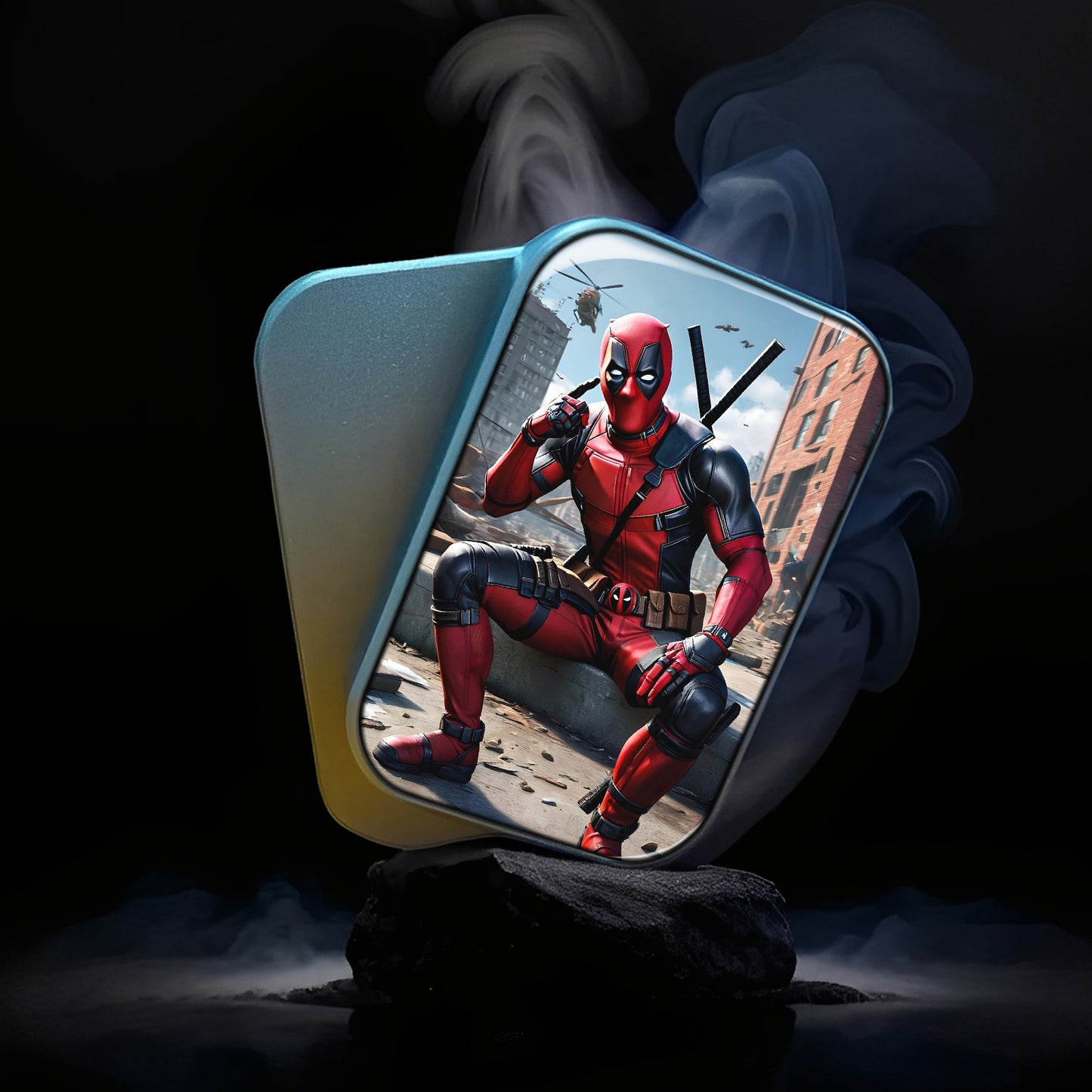 EDC Fidget Slider Marvel Deadpool City
