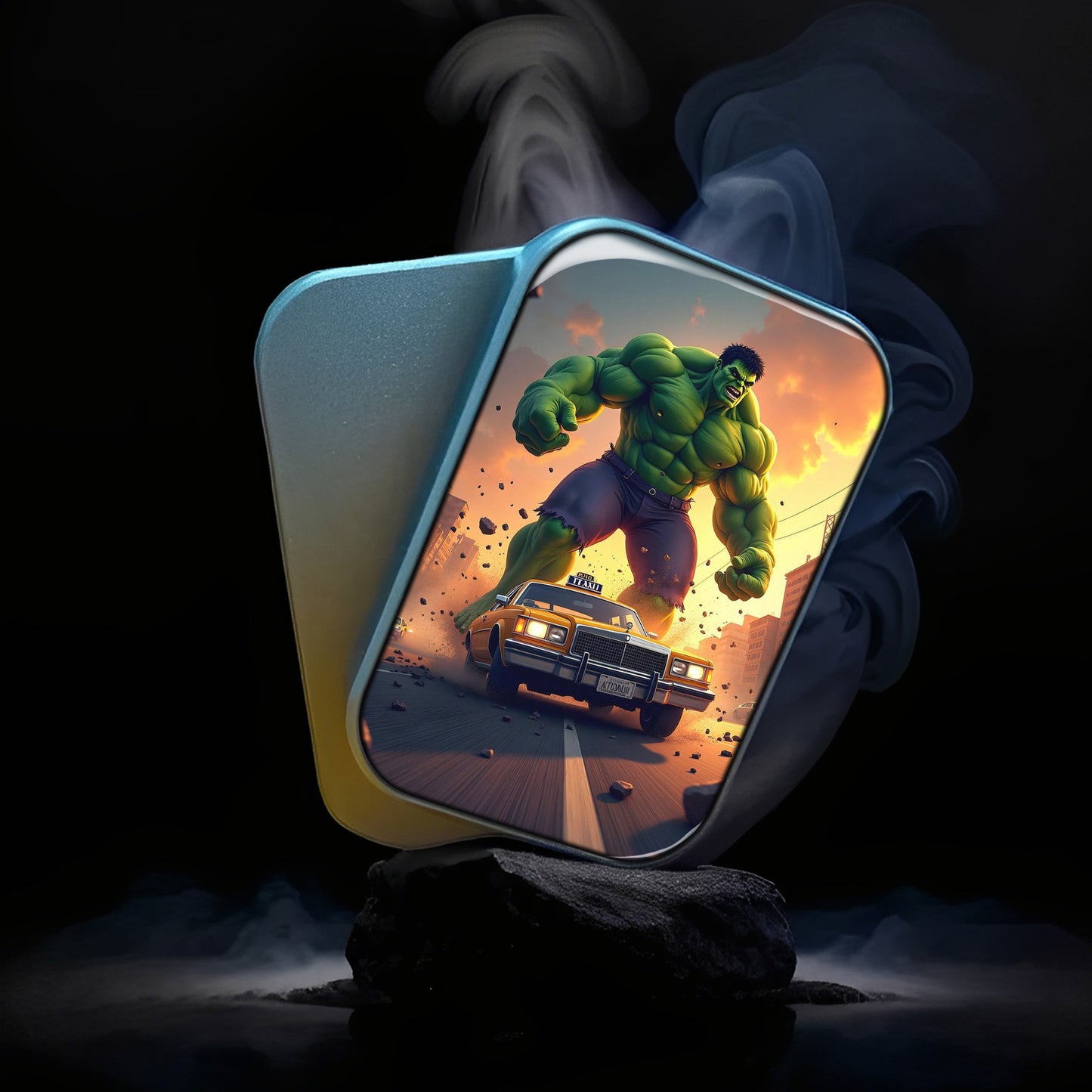 EDC Fidget Slider Marvel Hulk City