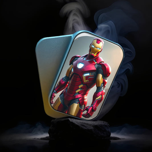 EDC Fidget Slider Marvel Iron Man Stand