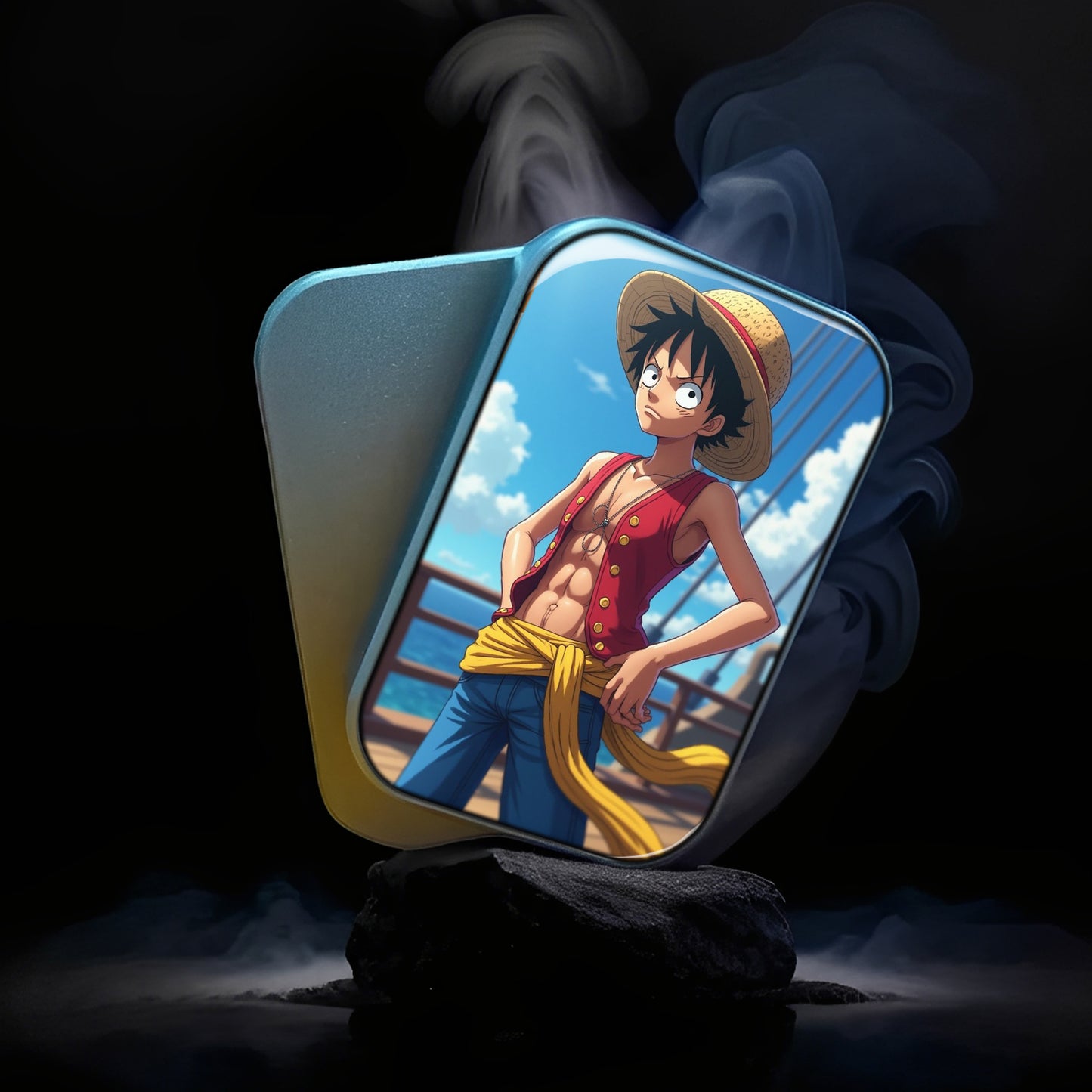 EDC Fidget Slider One Piece Monkey D. Luffy Stand