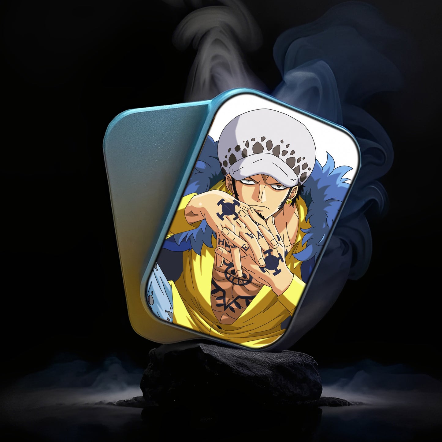 EDC Fidget Slider One Piece Trafalgar D. Water Law Leopard Print Beret