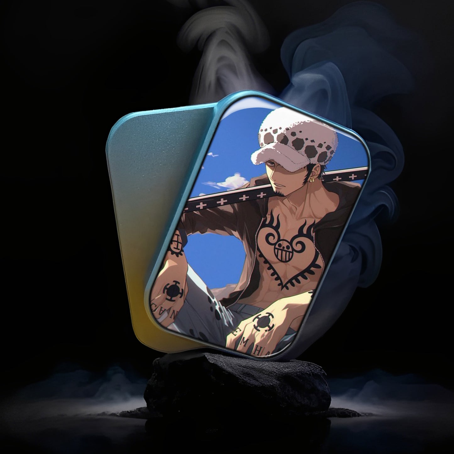 EDC Fidget Slider One Piece Trafalgar D. Water Law Blue Sky